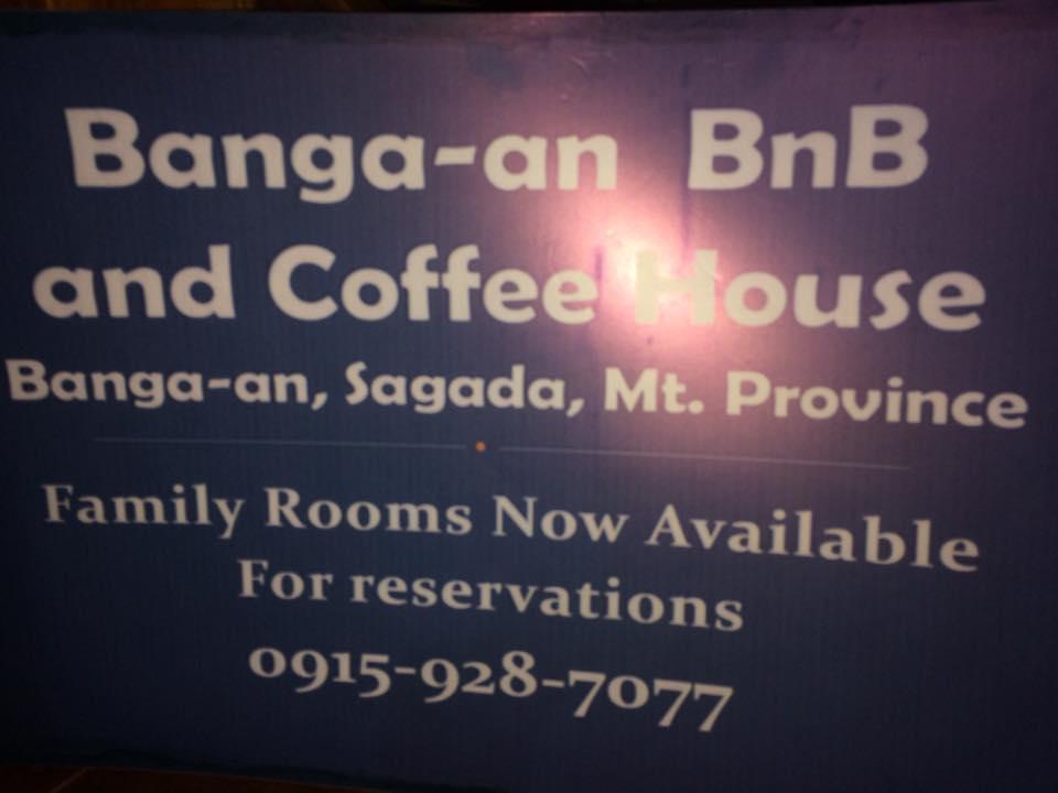 Banga-An Bnb And Coffee House Sagada Εξωτερικό φωτογραφία